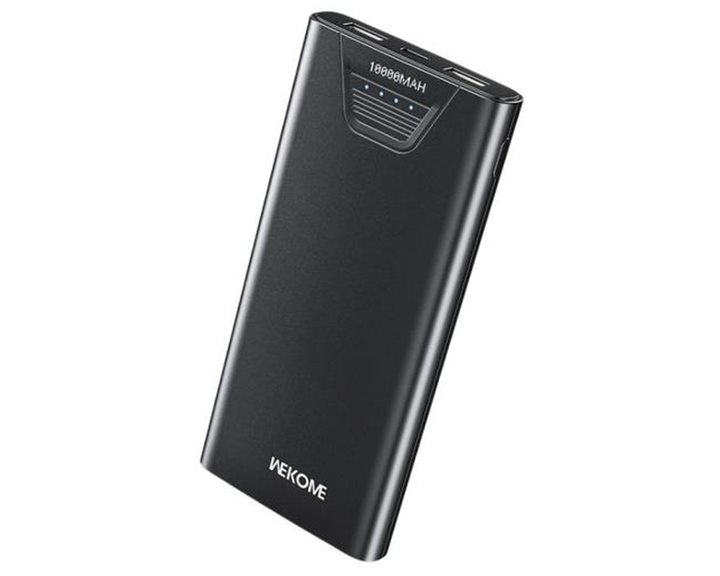 Power Bank WK 10000mAh 12W USBx2 Black WP-101