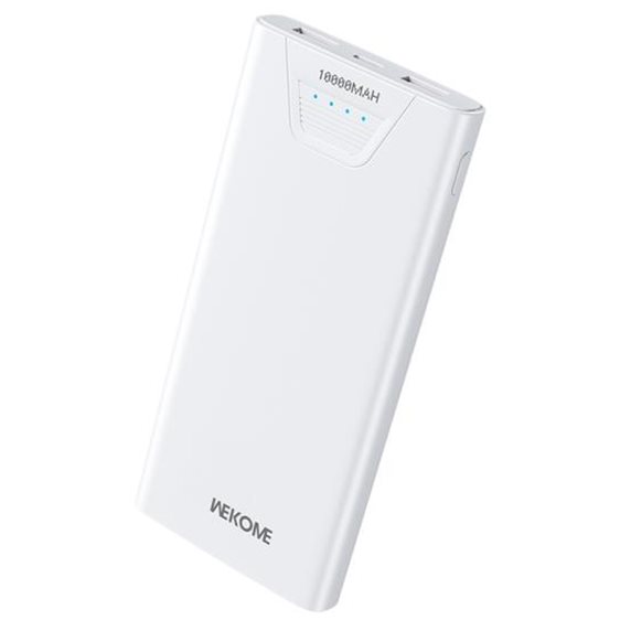 Power Bank WK 10000mAh 12W USBx2 White WP-101