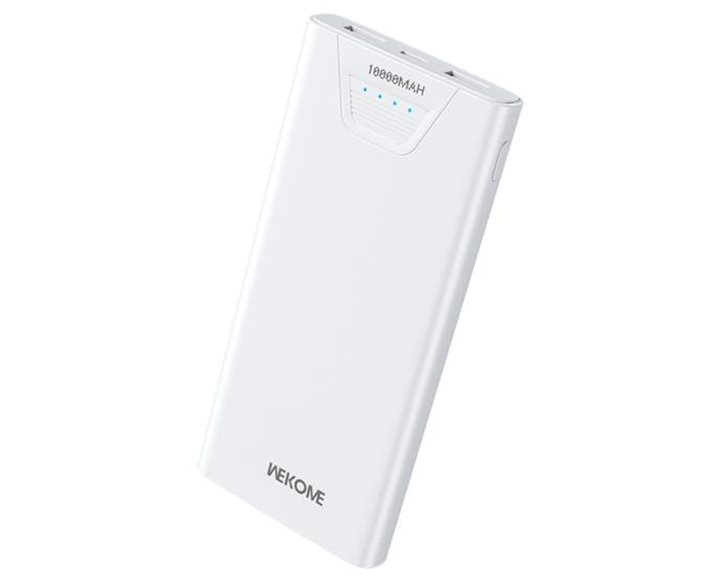 Power Bank WK 10000mAh 12W USBx2 White WP-101