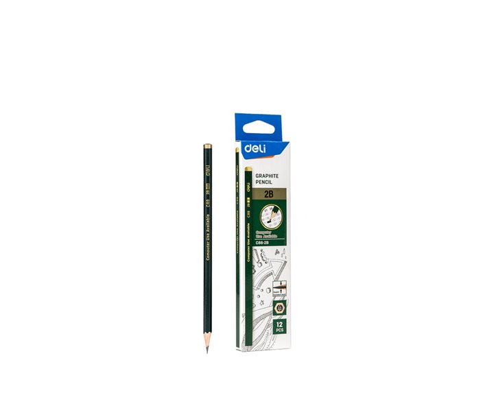 Deli Μολύβι Εξάγωνο 2B EC88-2B