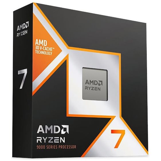AMD CPU RYZEN 7 9800X3D, 8C/16T, 4.7-5.2GHz, CACHE 8MB L2+96MB L3, SOCKET AM5, GPU, BOX, 3YW.