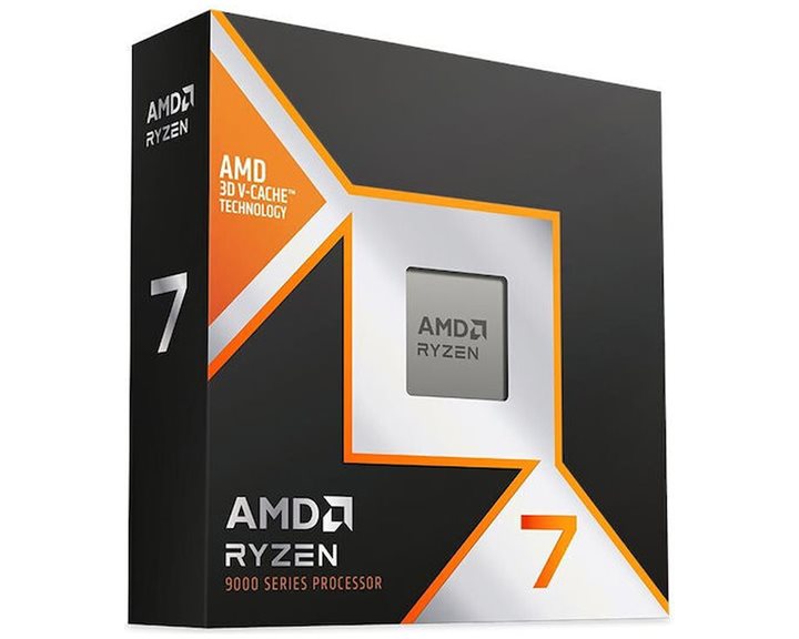 AMD CPU RYZEN 7 9800X3D, 8C/16T, 4.7-5.2GHz, CACHE 8MB L2+96MB L3, SOCKET AM5, GPU, BOX, 3YW.