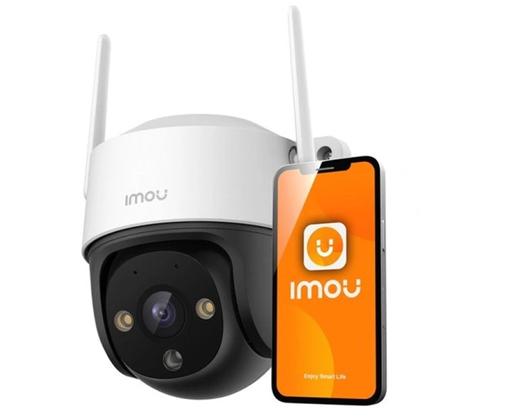 IMOU IP CAMERA CRUISER SE+ 5MP IPC-K7CP-5H1WE, OUTDOOR, 1/3" 5MP CMOS, H.265/H.264, 8X DIGITAL ZOOM, PTZ, IR 30M, WIFI, ETHERNET, IP66, MIC&SPEAKER, SPOTLIGHT&SIREN, 2-WAY TALK,  MICRO SD SLOT UP TO 512GB, SMART TRACKING, ONVIF, DC12V, 3YW.