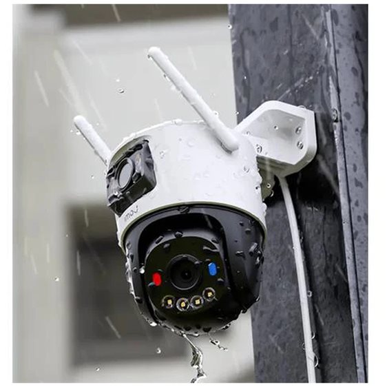 IMOU IP CAMERA CRUISER DUAL 6MP IPC-S7XP-6M0WED, OUTDOOR, DUAL CAMERA 3MP FIXED & 3MP MOTORIZED ROTATED PTZ, H.265/H.264, IR 30M, DIGITAL ZOOM,WIFI, ETHERNET, MICRO SD SLOT, MIC&SPEAKER, 2-WAY TALK, SIREN &SPOTLIGHT, DC12V, SMART TRACKING, 
