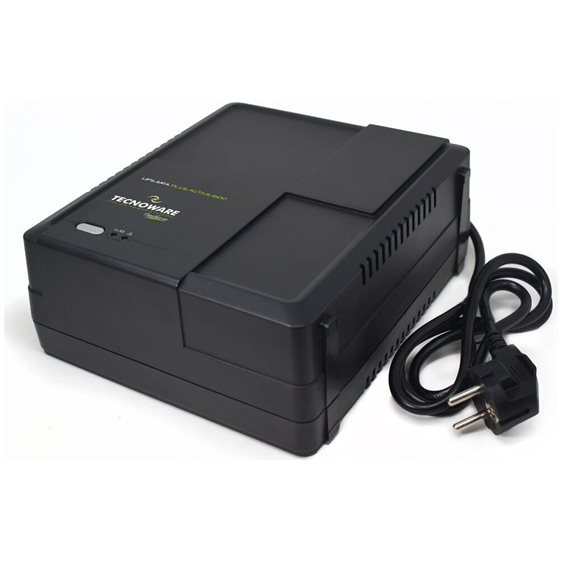 TECNOWARE UPS ERA PLUS ACTIVE 1600 SCHUKO TOGETHER ON, 1600VA/1120W, LINE INTERACTIVE W/ STABILIZER FOR ACTIVE PFC PSU, MODIFIED SINEWAVE, 2YW ELECTRONIC PARTS & 1YW BATTERIES.