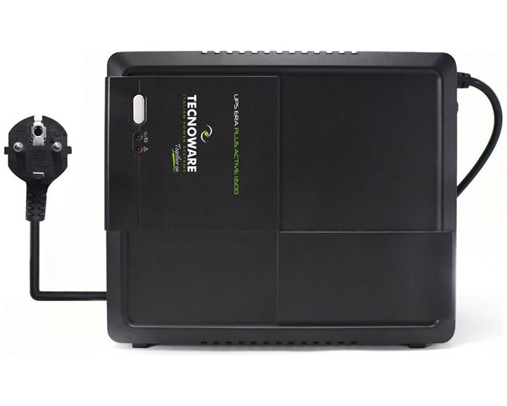 TECNOWARE UPS ERA PLUS ACTIVE 1600 SCHUKO TOGETHER ON, 1600VA/1120W, LINE INTERACTIVE W/ STABILIZER FOR ACTIVE PFC PSU, MODIFIED SINEWAVE, 2YW ELECTRONIC PARTS & 1YW BATTERIES.