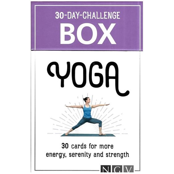 30 Day Challenge Box – Yoga – 30 Cards for More Energy, Serenity and Strength