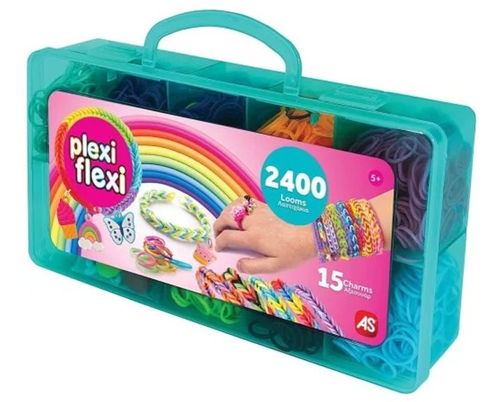 As company Plexi Flexi Θήκη Με 2400 Λαστιχάκια And 15 Αξεσουάρ