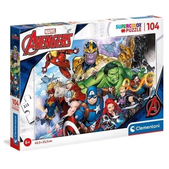Clementoni Παιδικό Παζλ Color The Avengers 104 Τμχ