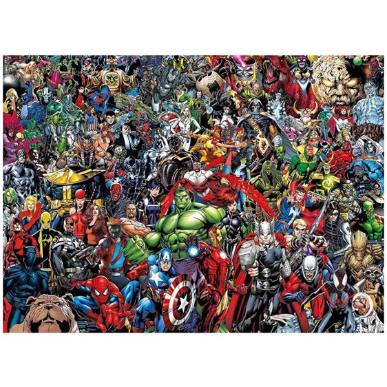 Clementoni Παζλ Impossible Marvel 1000 Τμχ