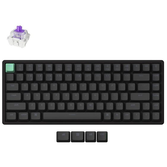 Keychron K2 HE (K2H-J1)Wireless Magnetic Hall Effect RGB Custom Keyboard 75% US Layout shine-through