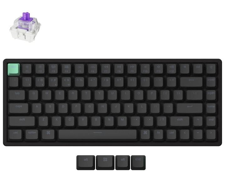 Keychron K2 HE (K2H-J1)Wireless Magnetic Hall Effect RGB Custom Keyboard 75% US Layout shine-through