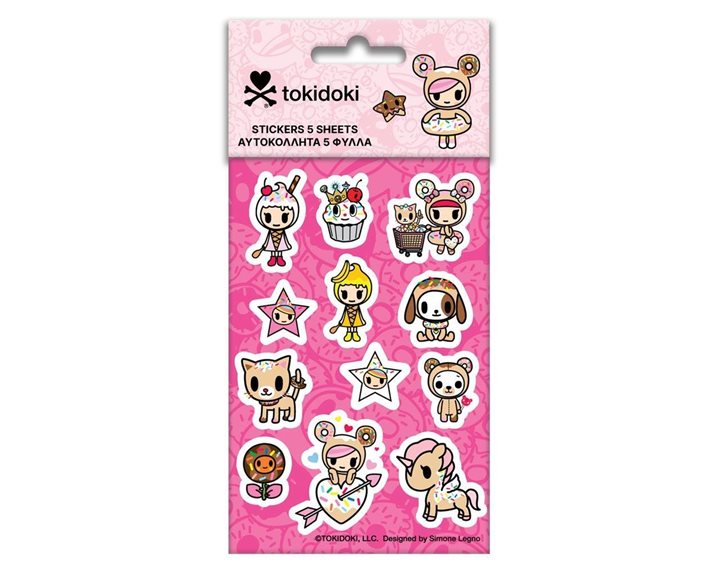 Αυτοκολλητα Tokidoki 8x12 5Φυλλ 000470312