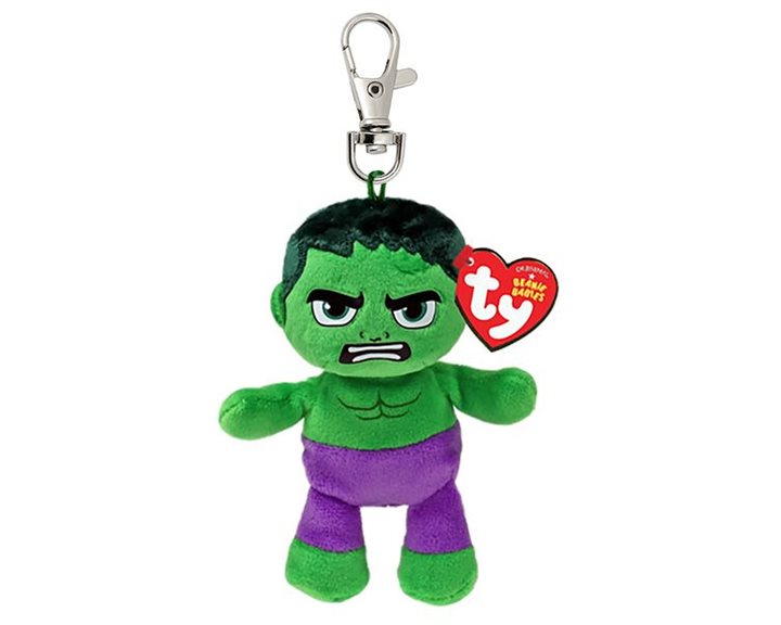 Ty Beanie Babies Κλιπ Χνουδωτό Hulk 8,5εκ.