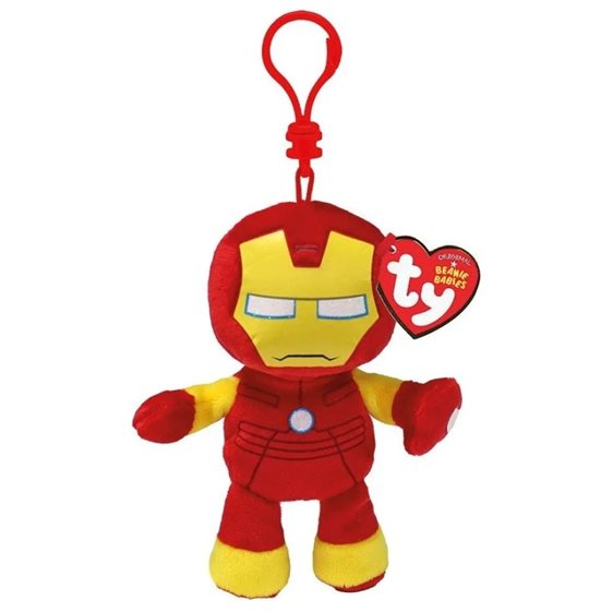 Ty Beanie Babies Κλιπ Χνουδωτό Iron Man 8,5εκ.