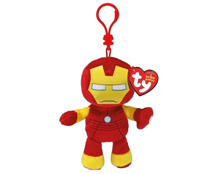 Ty Beanie Babies Κλιπ Χνουδωτό Iron Man 8,5εκ.