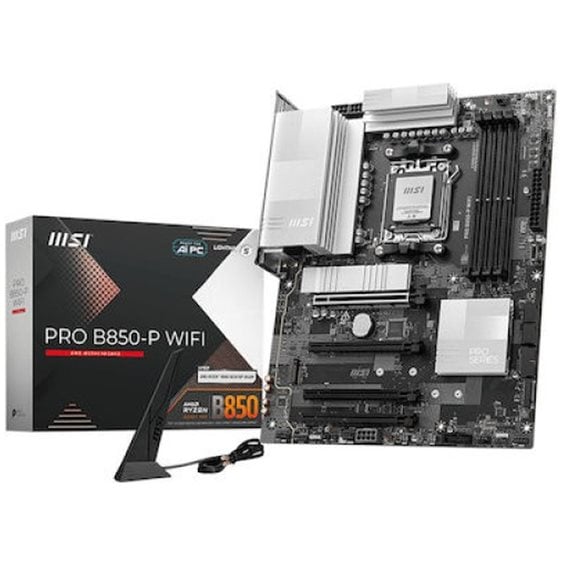 MSI MB PRO B850-P WIFI, SOCKET AMD AM5, CS AMD B850, 4 DIMM SOCKETS DDR5, HDMI, PCI-E GEN 5.0, 5G LAN, WIFI7, ATX, 3YW.