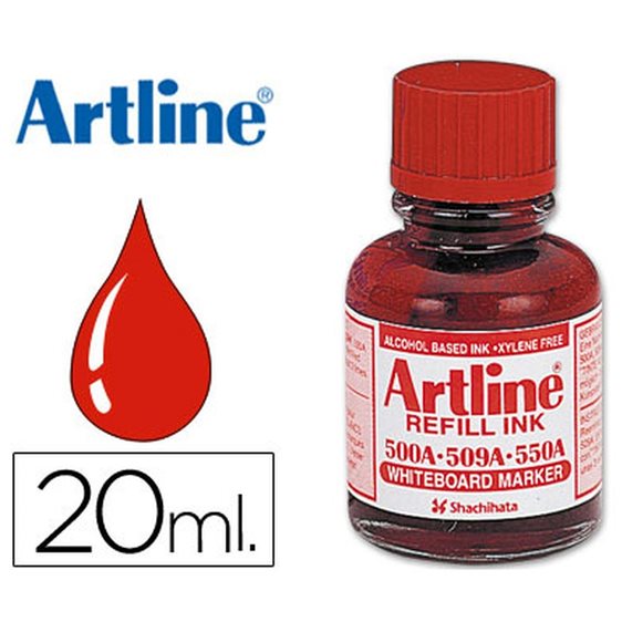 ΜΕΛΑΝΙ ΜΑΡΚΑΔΟΡΩΝ ΠΙΝΑΚΑ ARTLINE ESK-50A RED