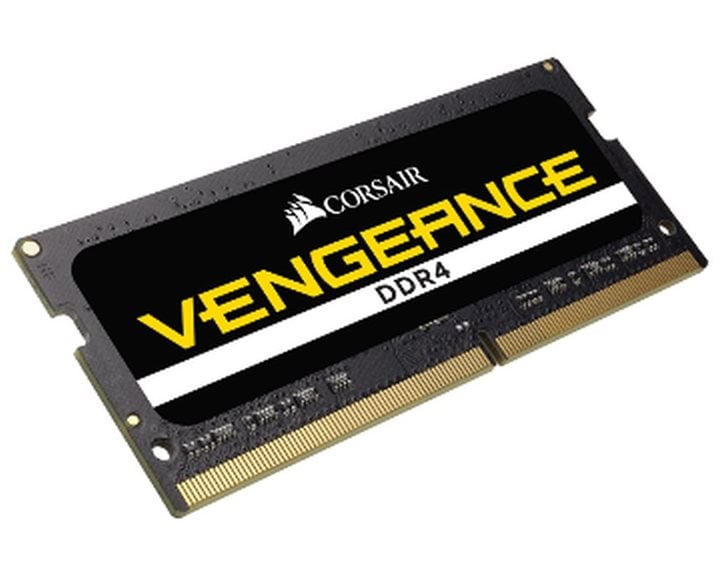 CORSAIR RAM SODIMM XMS4 8GB CMSX8GX4M1A3200C22, DDR4, 3200MHz, LATENCY 22-22-22-53, 1.20V, VENGEANCE, BLACK, LTW.