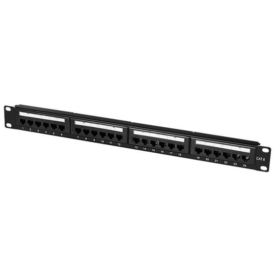 Patch Panel 19'' 24-port Cat.6  Logilink NP0004 EconLine