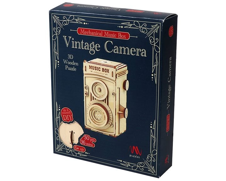 Vintage Camera Music Box