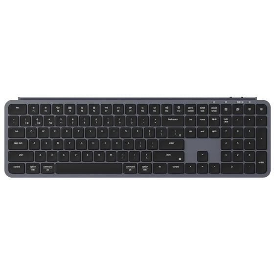 Keychron B6 Pro (B6P-K1) Ultraslim Wireless BT Keyboard ZMK Online customization - Gray 100% US Lay