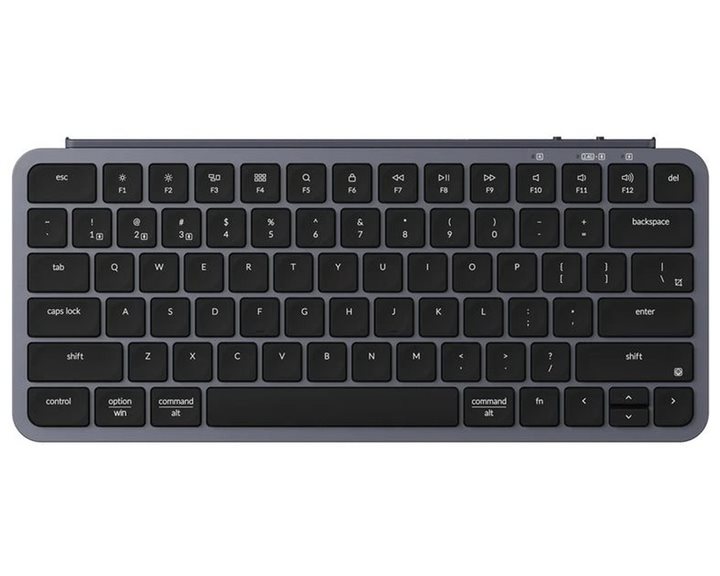 Keychron B1 Pro (B1P-K1) Ultraslim Mini Wireless BT Keyboard ZMK Online customize Gray 75% US Lay