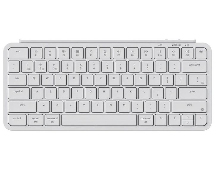 Keychron B1 Pro (B1P-K8) Ultraslim Mini Wireless Keyboard ZMK Online customize-Ivory White 75% US