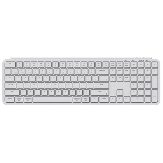 Keychron B6 Pro (B6P-K8) Ultraslim Wireless BT Keyboard ZMK Online customizen-Ivory White 100% US