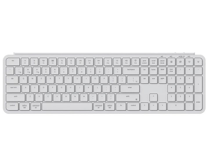 Keychron B6 Pro (B6P-K8) Ultraslim Wireless BT Keyboard ZMK Online customizen-Ivory White 100% US