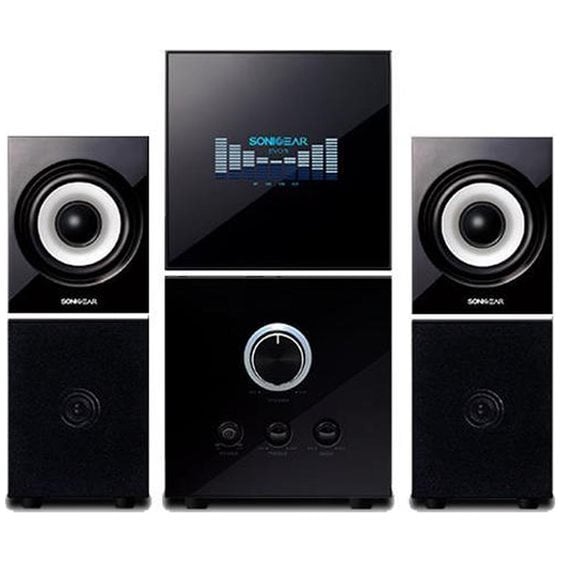SONICGEARS EVO5 PRO BLUETOOTH MULTIMEDIA AUDIO SPEAKERS 2,1 BLACK