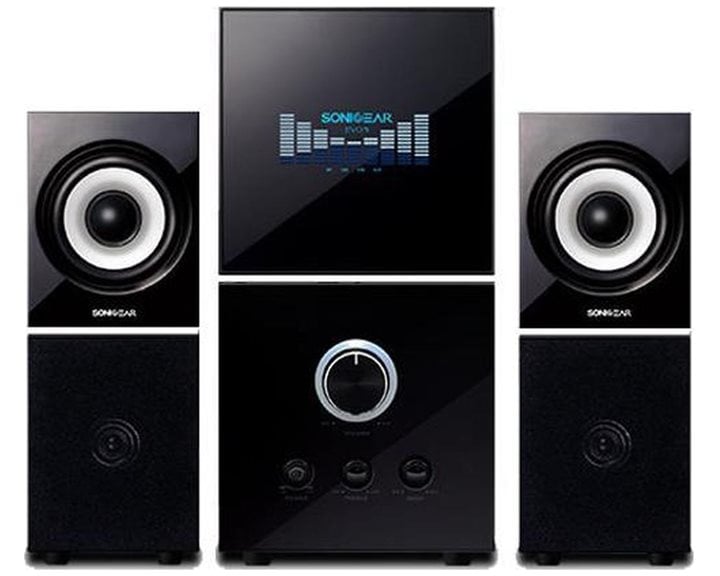 SONICGEARS EVO5 PRO BLUETOOTH MULTIMEDIA AUDIO SPEAKERS 2,1 BLACK
