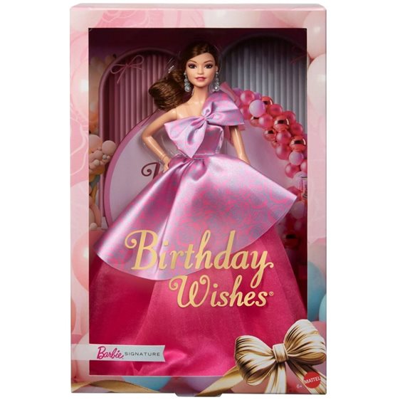 Mattel Barbie Birthday Wishes Συλλεκτική Κούκλα Χαρούμενα Γενέθλια JBJ07