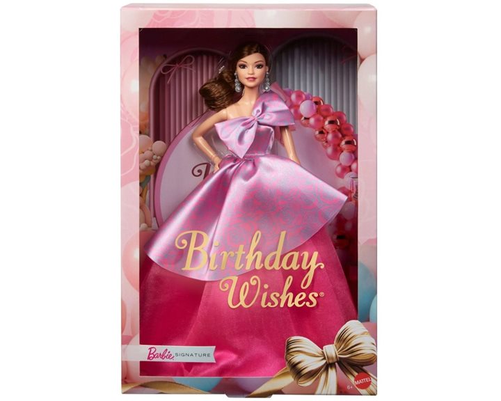 Mattel Barbie Birthday Wishes Συλλεκτική Κούκλα Χαρούμενα Γενέθλια JBJ07