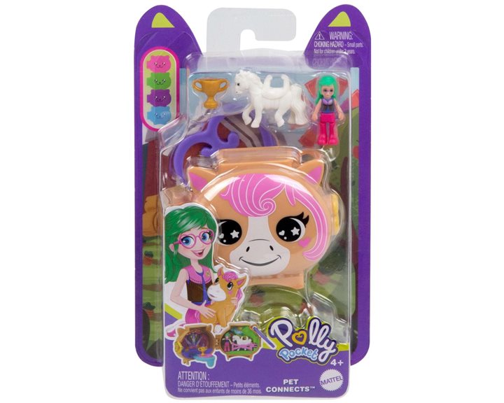 Mattel Polly Pocket Pet Connects Σετάκια Με Ζωάκια GYV99