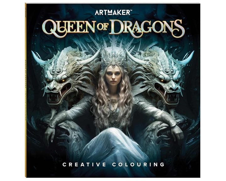 Art Maker Square Colouring Book 4 Queen of Dragons