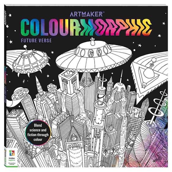 Art Maker Colormorphic Colouring Book Future Verse