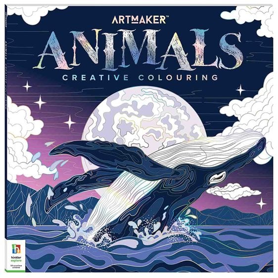 Art Maker Square Colouring Book Amazing Animal