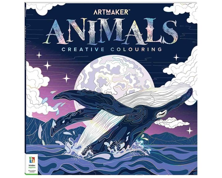 Art Maker Square Colouring Book Amazing Animal