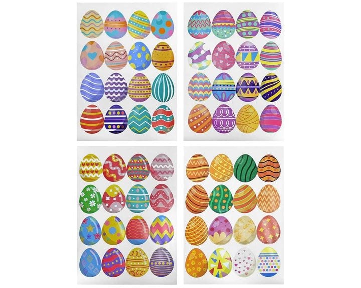Αυτοκόλλητα Πασχαλινά Αυγά 12Φ 73-2117