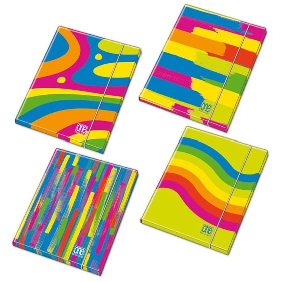 Ντοσιέ Με Λάστιχο Χάρτινο A4 Blasetti Fantafluo 8127