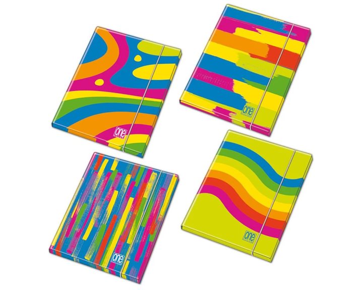Ντοσιέ Με Λάστιχο Χάρτινο A4 Blasetti Fantafluo 8127