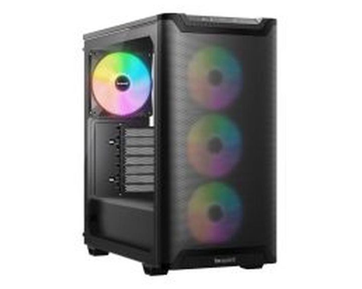 BEQUIET PC CHASSIS PURE BASE 501 LX BLACK BGW78, MIDI TOWER ATX, ARGB LIGHTING, W/O PSU, Front: 3x Light Wings LX 120mm PWM, Rear: 1x Light Wings LX 140mm PWM, 3YW.