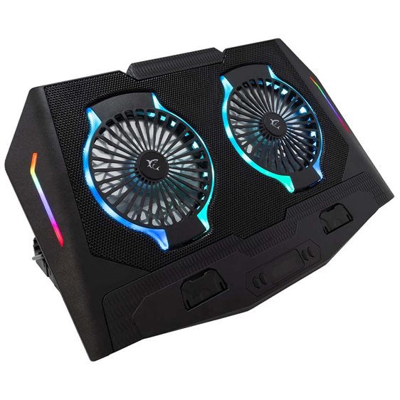 WHITE SHARK COOLING PAD GCP-10 2 FANS RGB