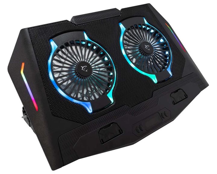 WHITE SHARK COOLING PAD GCP-10 2 FANS RGB
