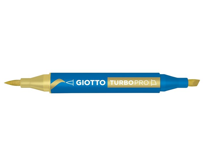 Μαρκαδόροι Giotto Διπλής Μύτης Turbopro 09 Yellow Ochre
