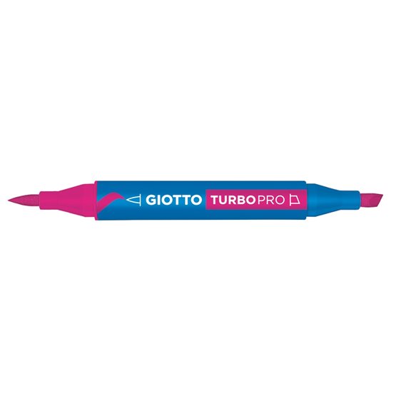 Μαρκαδόροι Giotto Διπλής Μύτης Turbopro 14 Magenta