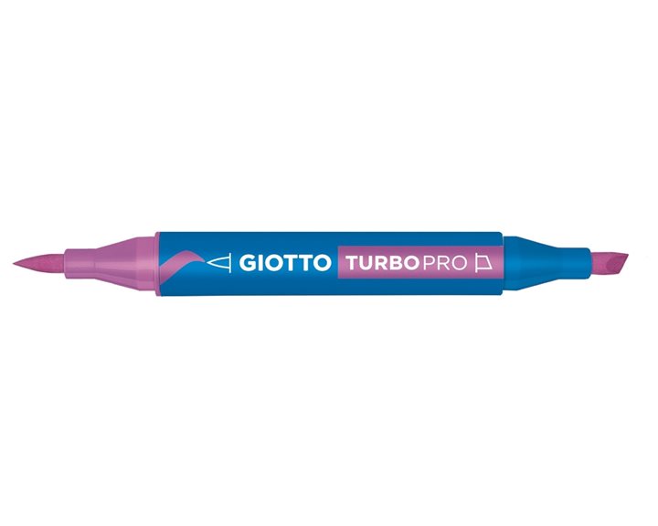 Μαρκαδόροι Giotto Διπλής Μύτης Turbopro 15 Purple