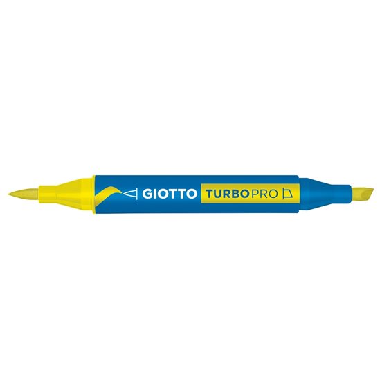 Μαρκαδόροι Giotto Διπλής Μύτης Turbopro 03 Yellow