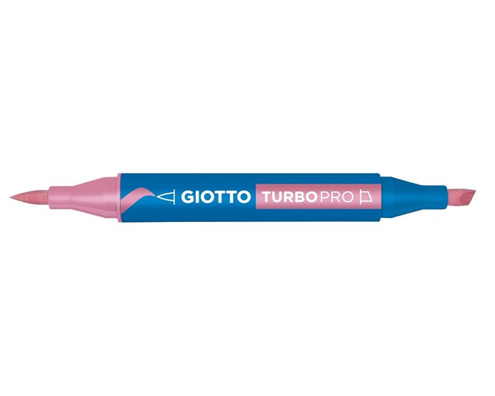 Μαρκαδόροι Giotto Διπλής Μύτης Turbopro 07 Pink